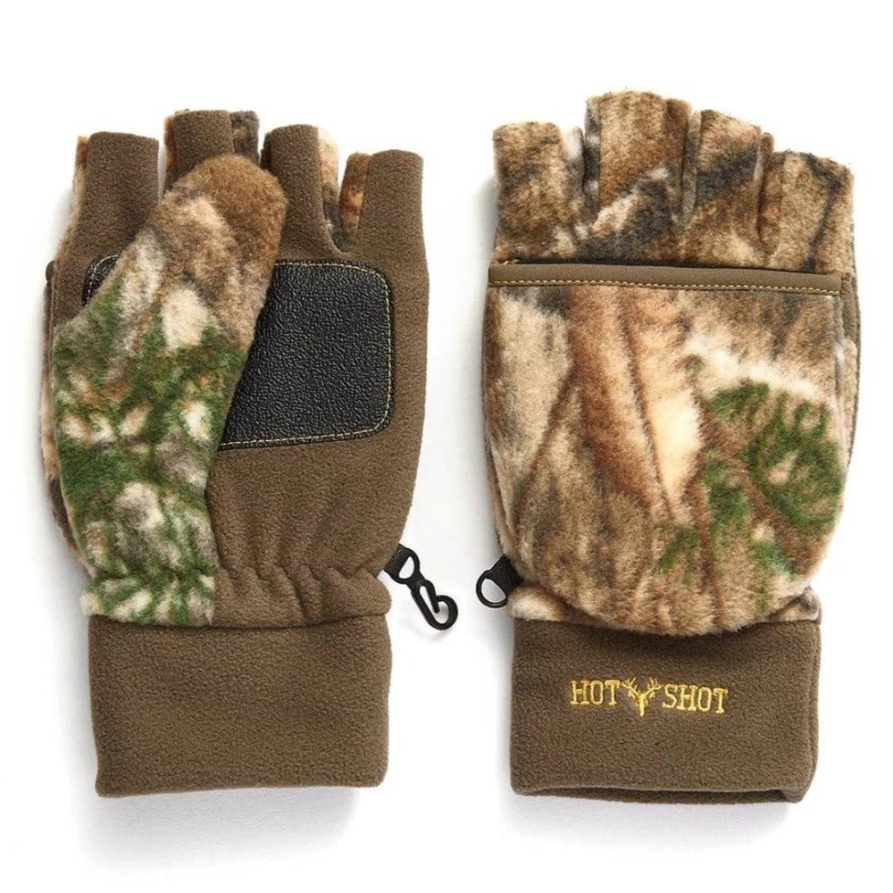 Jacob Ash Fleece Fingerless Pop Top Gloves Hunting 1 Jacob Ash Fleece Fingerless Pop Top Gloves Hunting