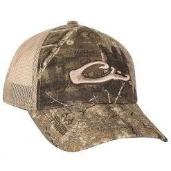 Drake Waterfowl Six Panel Camo Mesh Back Raised Logo Hat Hats 5 Drake Waterfowl Six Panel Camo Mesh Back Raised Logo Hat Hats