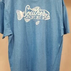SRO Apparel Southern Reel Outfitters Short Sleeve T-Shirts Heather Sapphire