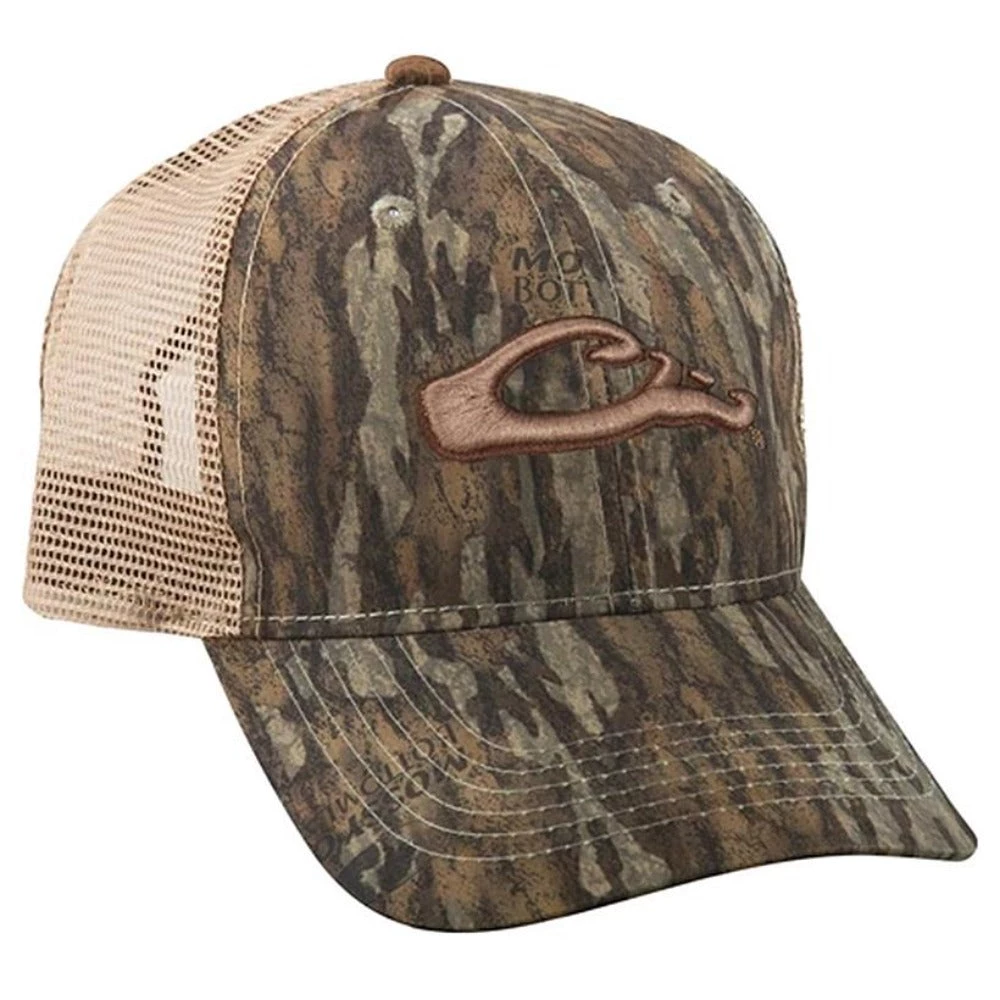 Drake Waterfowl Six Panel Camo Mesh Back Raised Logo Hat Hats 1 Drake Waterfowl Six Panel Camo Mesh Back Raised Logo Hat Hats