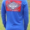 Southern Reel Outfitters Logo LS T-Shirt On Arkansas Flag SRO Apparel