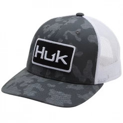 Hats Huk Running Lakes Stretch Trucker Hat