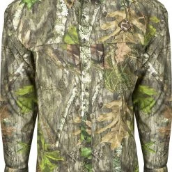 Turkey Hunting Drake Waterfowl Ol' Tom Vestless Mesh Back Shirt With Spline Pad
