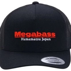 Megabass Classic Snapback Hat Black And Red
